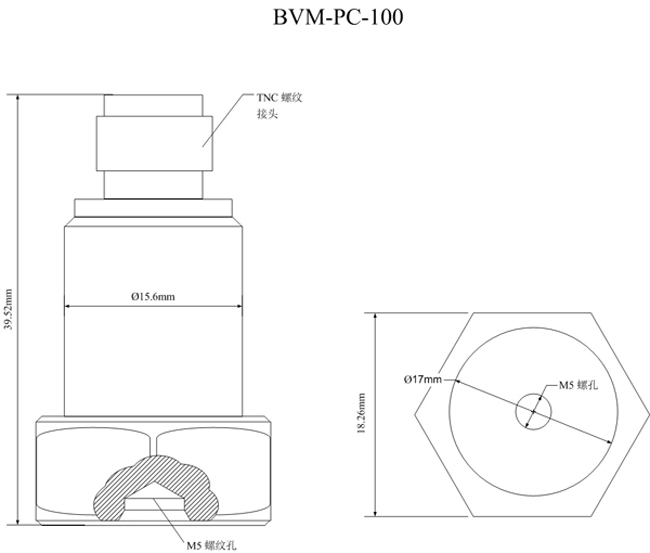 BVM-PC-100壓電加速度傳感器